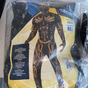 Men’s Black Panther Costume and face mask